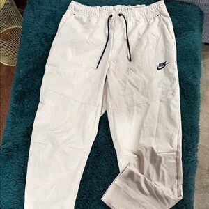 Nike Men's Off-White Joggers with Black Accents